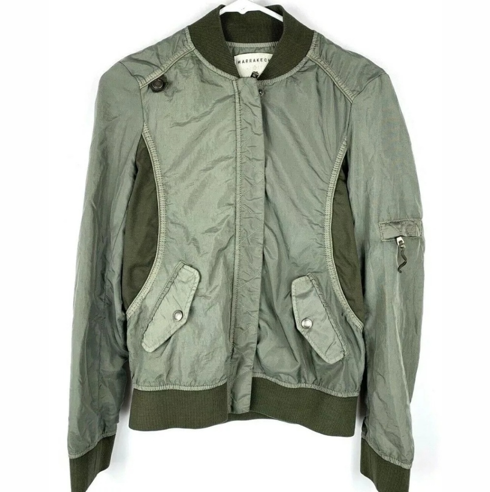 Marrakech Bomber Jacket Olive Green MCMCC